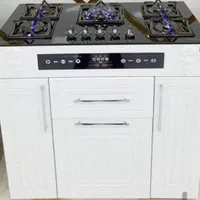 اجاق گاز طرح زیره کابینت گارانتی شیشه مدلu ۱۰۰۰۱۷|اجاق گاز و لوازم برقی پخت‌وپز|رشت, رشتیان|دیوار