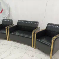 مبل اداری تمام چرم با ضمانت|دفتر کار|قدس, |دیوار