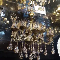 لوستر 9شعله کرانوس شاخه بزرگ|لوستر و چراغ آویز|اصفهان, مولوی|دیوار