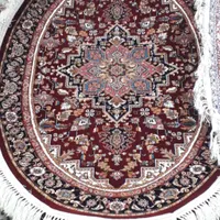 فرش هریس اکریلیک بیضی ۲/۲۵×۱/۵متر ست کامل