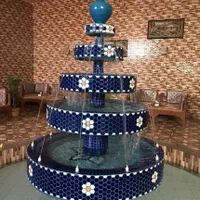 آبنما کاشیکاری سنتی حوض سرامیکی فرشتگان بتنی|مصالح و تجهیزات ساختمان|آستارا, |دیوار