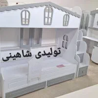 تخت دو طبقه ام دی اف 2طبقه|تخت و سرویس خواب|مشهد, خواجه ربیع|دیوار