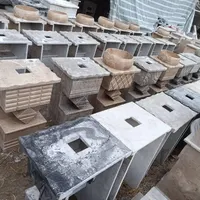 روشویی سنگی٪ با قاب آینه سرویس حمام دستشویی کابینت|لوازم سرویس بهداشتی|بومهن, |دیوار