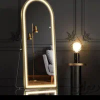 آینه قاب استیل لامپی LED ریموتی