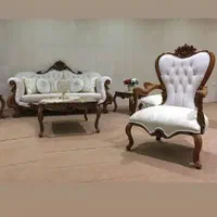 مبل نیم استیل مبلمان نیم سلطنتی راحتی مدل سانی|مبلمان خانگی و میز عسلی|کرج, اصفهانی‌ها|دیوار