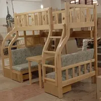 تخت دو طبقه تمام چوب کد ۰۳۶|تخت و سرویس خواب|تهران, شهر‌زیبا|دیوار