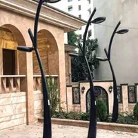 پایه تیر چراغ برق فلزی مقاوم فولادی آلومینیومی