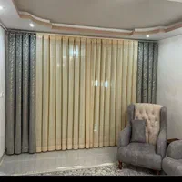 پرده پانچ برای پنجره۶ مترباچین(2.5برابر)قیمت واقعی|پرده، رانر، رومیزی|تبریز, |دیوار
