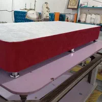 تخت خواب دونفره باکس هتلی پایه استیل
