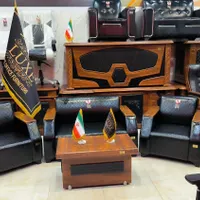 ست میز مبل صندلی مدیریت مبلمان نیمست نیم ست اداری