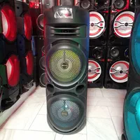 اسپیکرباندشارژی دوصاب 8اینچ کوبنده باکیفیت (آکبند)|سیستم صوتی خانگی|مشهد, سراب|دیوار