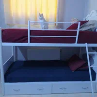 تخت خواب دو طبقه لمسه|تخت و سرویس خواب|اصفهان, هفتون|دیوار