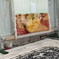تابلوفرش دست بافت نیمه کاره|تابلو فرش|مشهد, وکیل‌آباد|دیوار