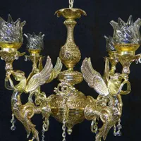 لوستر فرشته اصل رنگ ثابت پاسارگاد|لوستر و چراغ آویز|مشهد, چهارچشمه|دیوار