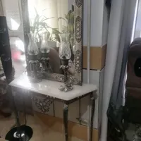 اینه شمعدان مس زیبا و کاملا سالم