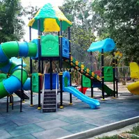 مجموعه بازی تاب و سرسره پارکی ویلایی باغی فضای باز|اسباب‌‌بازی|کرمان, |دیوار