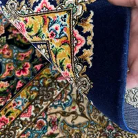 فرش دستبافت گونه قم ابریشم ۱۷۰۰شانه تراکم بالا|فرش|اسلام‌شهر, مطهری|دیوار