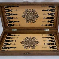 تخته نرد و شطرنج(طرح ترنج)-راش|اسباب‌‌بازی|تهران, صادقیه|دیوار
