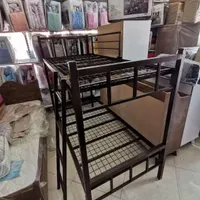 تخت فلزی تک دوطبقه دو طبقه خوابگاهی سربازی کارگاهی|تخت و سرویس خواب|یزد, |دیوار