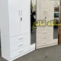 کمدسه درب اینه داررنگ‌ سفید|جاکفشی، کمد، دراور|تهران, شهرک شریعتی|دیوار