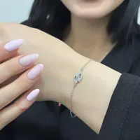 دستبند گلبرگ نقره برگ زیتون جواهری کادو خاصjewel-6