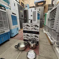 زودپز دوقلو یونیک استیل خارجی زود پز دو قلو کف چدن|ظروف پخت‌وپز|مشهد, جانباز|دیوار