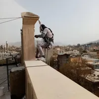 عایق ابندی پیچ رولپلاک رنگ شستشو نمابدون داربست|خدمات پیشه و مهارت|خرم‌آباد, |دیوار
