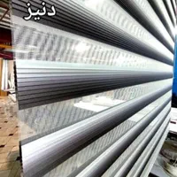 فروش پرده زبرا سفید طوسی پر طرفدار|پرده، رانر، رومیزی|قم, زاویه|دیوار