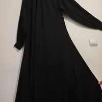عبا ساتن مجلسی صورتی و مشکی|لباس|ماهدشت, |دیوار