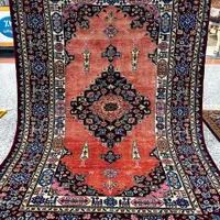 فرش دستبافت کف ابریشم ۱/۵ متری نو/اقساط