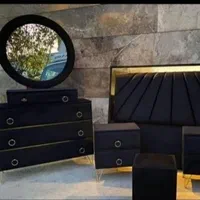 تخت*سرویس خواب لیزری آدریانا*رنگبندی*کشوددار