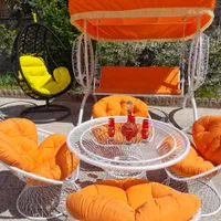 تاب باغی ویلایی طرح گلبرگ صندلی مبلمان باغی|مبلمان خانگی و میز عسلی|مشکیندشت, |دیوار