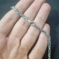 زنجیر نقره مردانه ترک عیار ۹۲۵مدل کرال گرد(گردنبند|جواهرات|تهران, فردوسی|دیوار