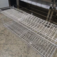 آبچکان استیل دو طبقه و تک طبقه دیواری صنعتی سینک|آب‌چکان و نظم‌دهنده ظروف|تهران, یافت آباد جنوبی|دیوار
