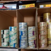 چسب پهن پنج ۵ و ۷ سانتی شفاف رنگی|عمده‌فروشی|شیراز, درکی|دیوار