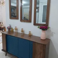 کنسول چهار در با سه عدد آینه دیوار کاملا سالم|بوفه، ویترین، کنسول|تهران, مبارک‌آباد بهشتی|دیوار