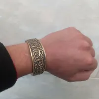 دستبند تمام برنجی لبیک یاحسین