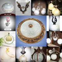 آکبند نو لوستر تک شعله چوبی مدل چنگی|لوستر و چراغ آویز|تهران, فردوسی|دیوار