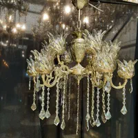 لوستر برنز ۱۲ شعله پرکار تجهیز کامل سوگلی|لوستر و چراغ آویز|زنجان, |دیوار