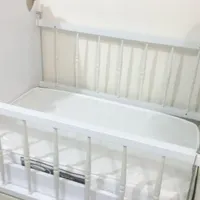 تخت کودک همراه با تشک|تخت و صندلی بچه|تهران, شمشیری|دیوار