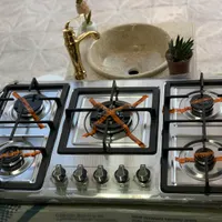 اجاق گاز رومیزی صفحه ای استیل