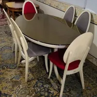 میز و صندلی شش نفره  برند فاما درجه یک