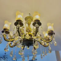 لوستر سلطنتی|لوستر و چراغ آویز|اصفهان, باغ زیار|دیوار