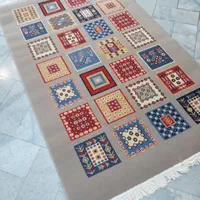 گلیم ستاره کویریزد سنتی طرح خشتی