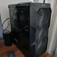 کیس گیمینگ rx5700xt با مانیتور و لوازم|رایانه رومیزی|تهران, نارمک|دیوار