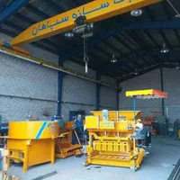 ، دوردیف دستگاه بلوک زنی ، فوم بتن ، جدول آجر زن