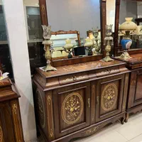 آینه و کنسول ۲درب کتابی معرق با رنگ و روکش خارجی|بوفه، ویترین، کنسول|مشهد, شهرک رازی (شهرک غرب)|دیوار