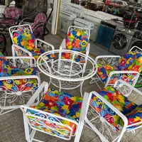 میز و صندلی باغی و اتش دان فلزی گازی و ذغالی|میز و صندلی غذاخوری|سنگر, |دیوار