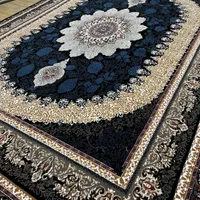 فرش سرمه‌ای ٢٠ جفت از یک طرح١٢متری