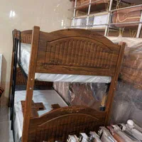 تخت خواب دوطبقه چوبی|تخت و سرویس خواب|الوند, |دیوار